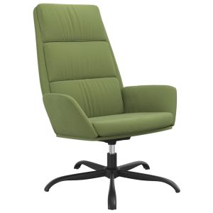 Relaxstoel fluweel lichtgroen