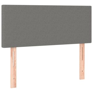 Hoofdbord 90x5x78/88 cm stof donkergrijs