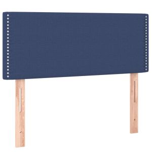 Hoofdbord 100x5x78/88 cm stof blauw