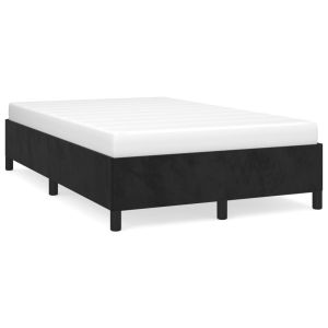 Bedframe fluweel zwart 120x200 cm