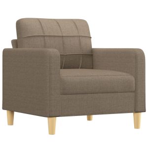 Fauteuil 60 cm stof taupe