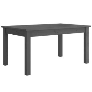 Salontafel 80x50x40 cm massief grenenhout grijs