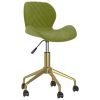 Eetkamerstoelen draaibaar 4 st fluweel lichtgroen