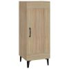 Dressoir 34,5x34x90 cm bewerkt hout sonoma eiken