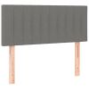 Hoofdbord 90x5x78/88 cm stof donkergrijs