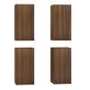 Tv-meubelen 4 st 30,5x30x60 cm bewerkt hout bruineikenkleurig