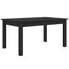 Salontafel 80x50x40 cm massief grenenhout zwart