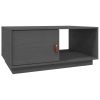 Salontafel 80x50x35,5 cm massief grenenhout grijs