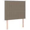Hoofdborden 2 st 80x5x78/88 cm stof taupe