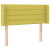 Hoofdbord met randen 93x16x78/88 cm stof groen