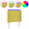 Hoofdbord LED 93x16x118/128 cm stof groen