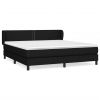 Boxspring met matras stof zwart 180x200 cm