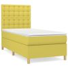 Boxspring met matras stof groen 100x200 cm