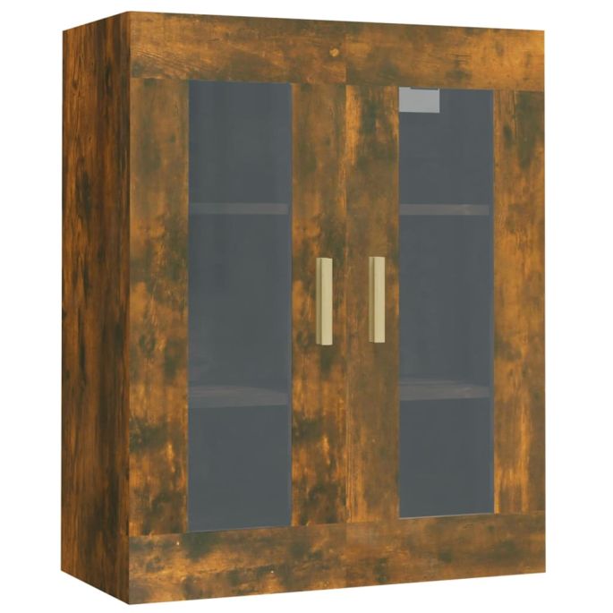 Hangkast 69,5x34x90 cm gerookt eikenkleurig