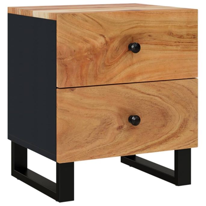 Nachtkastje 40x33x46 cm massief acaciahout